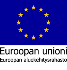 Euroopan unioni Euroopan aluekehitysrahaston logo.