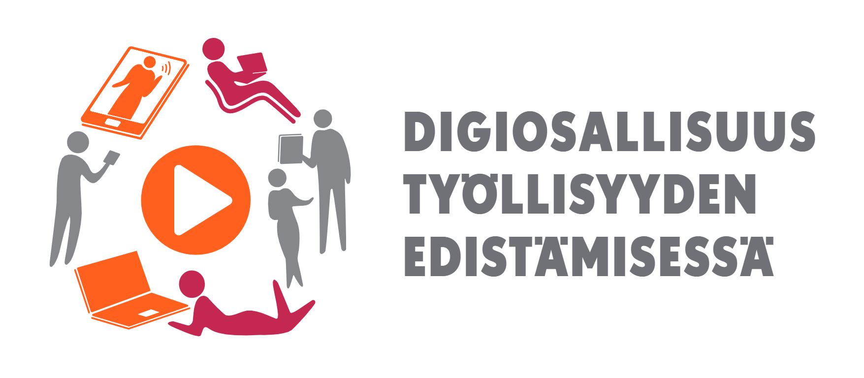 Digiosallisuus työllisyyden edistämisessä- hankkeen tunnus