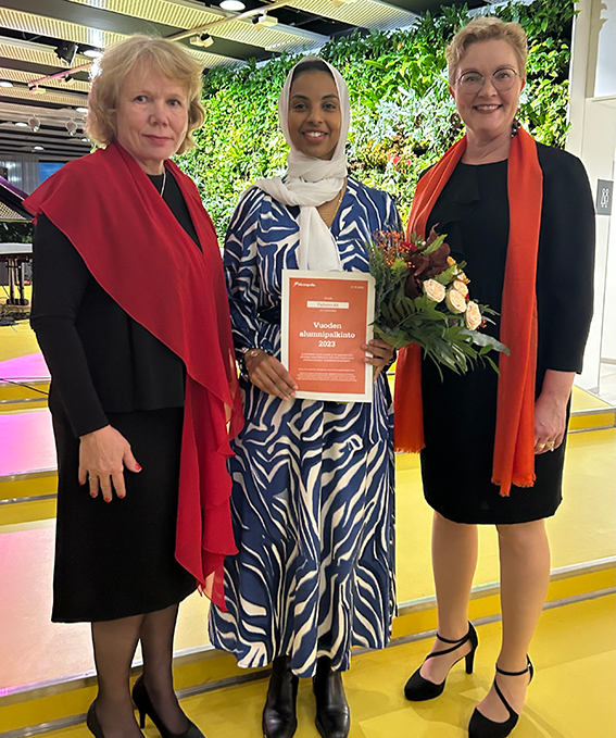 Fadumo Ali valittiin vuoden alumniksi