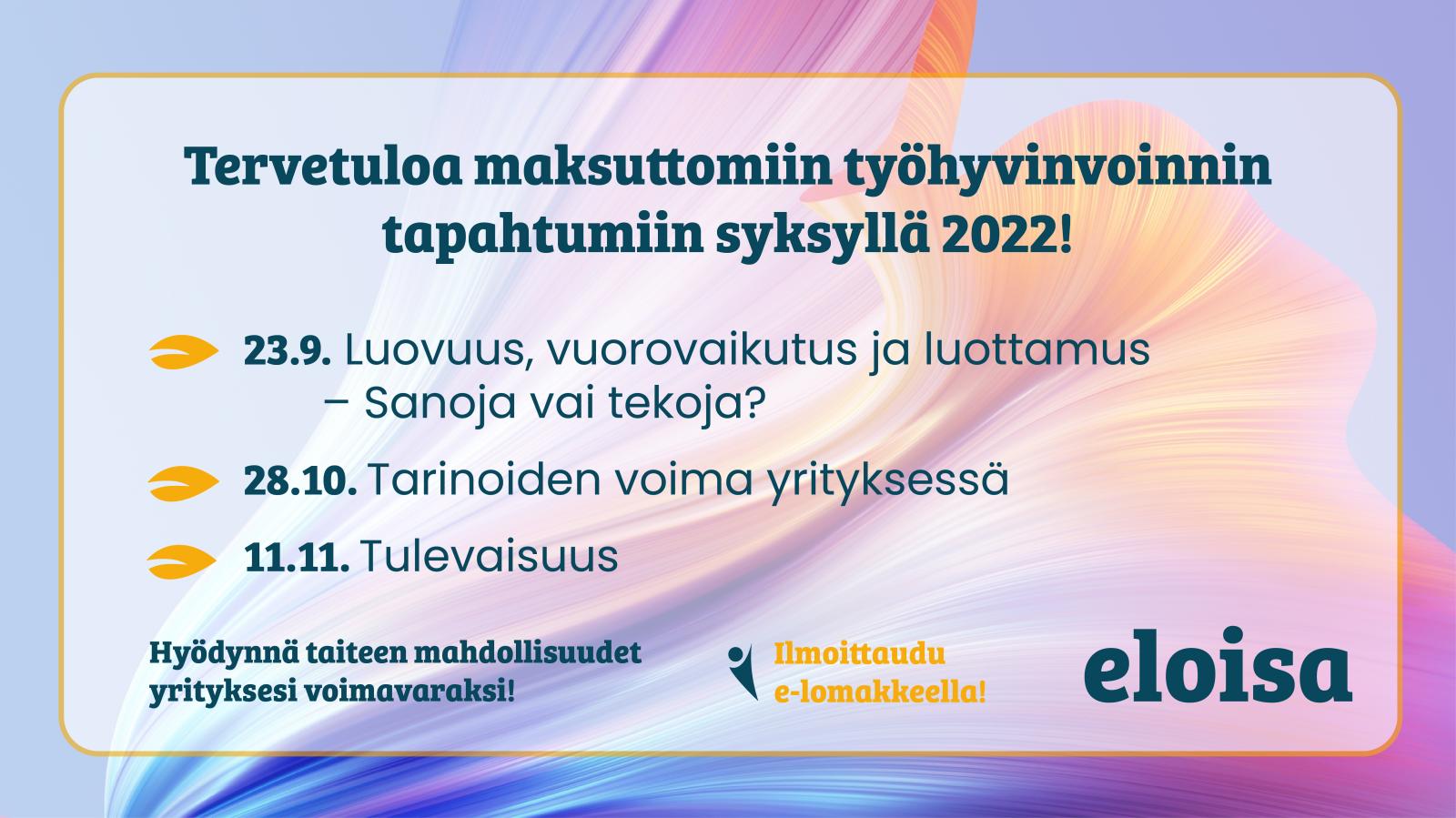 Tapahtuman päivät