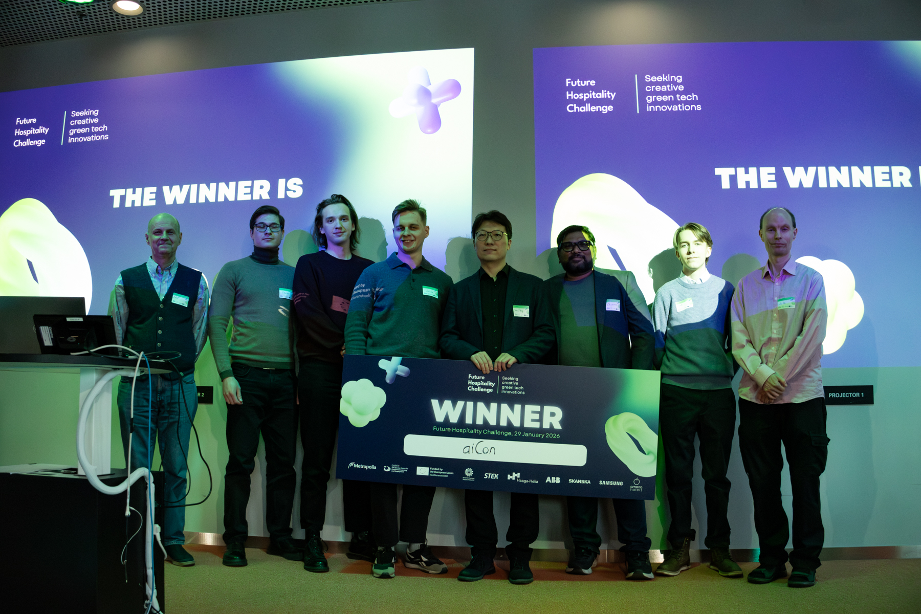 Pictured the Future Hospital Challenge participants. Photo by Venla Välimaa