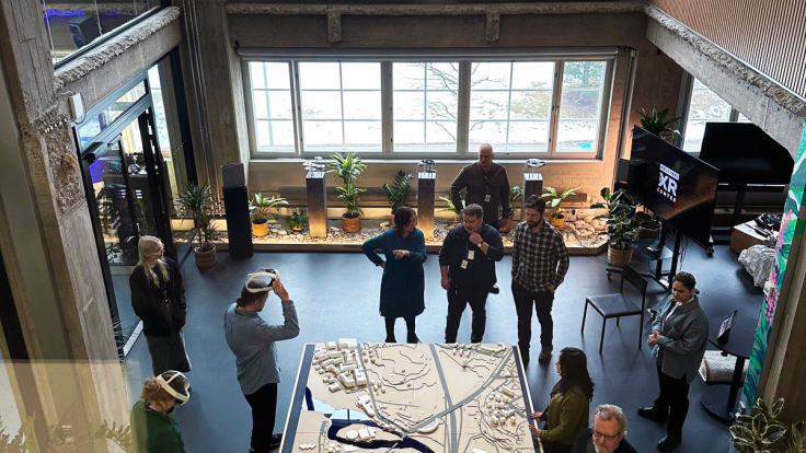Immersive Sustainability Lab ylhäältä kuvattuna.