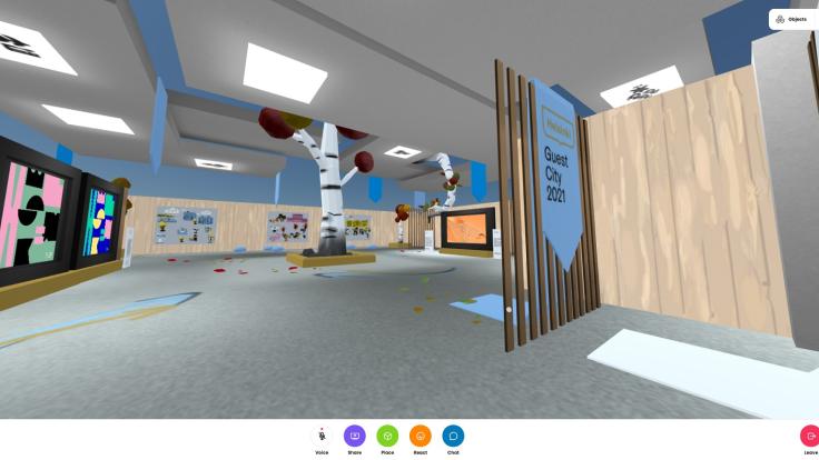 A snapshot from the Helsinki Virtual Pavillion 