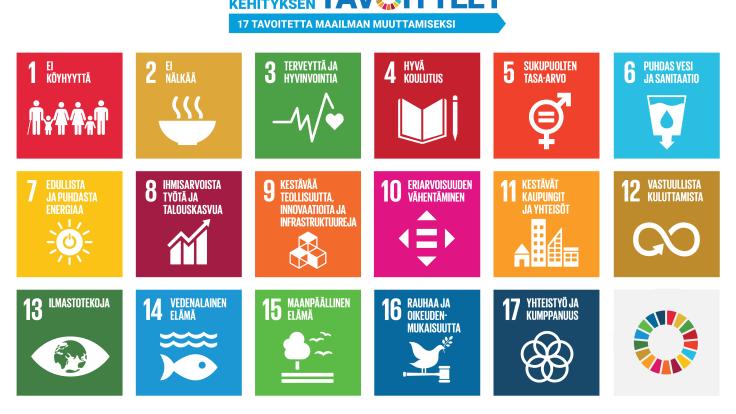 YK:n kestävän kehityksen tavoitteet
