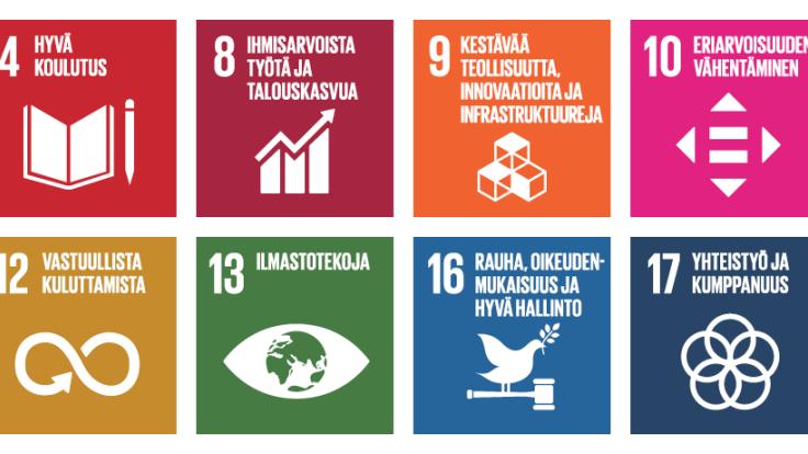 Metropolialle olennaisimmat YK:n kestävän kehityksen tavoitteet