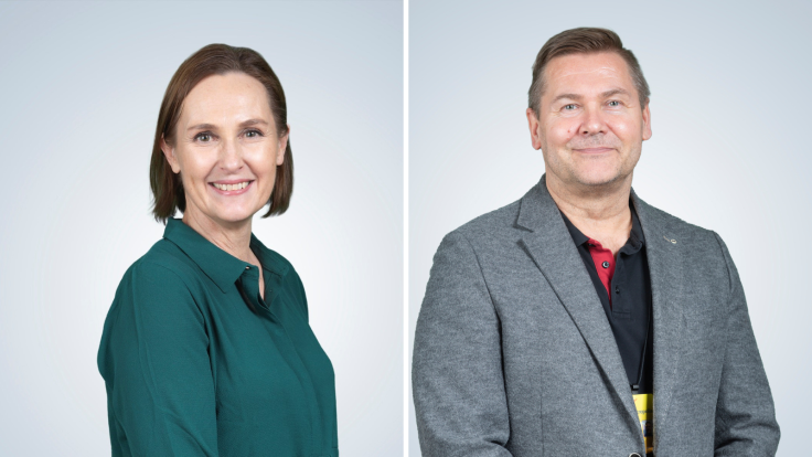 Heidi Stenberg ja Jari Saatsi.