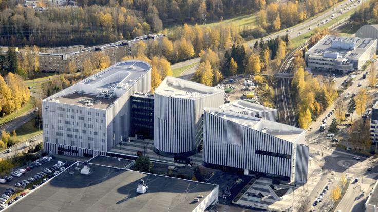 Myllypuron kampus syksyllä.