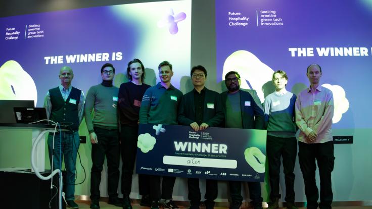 pictured Future Hospitality Challenge teams 