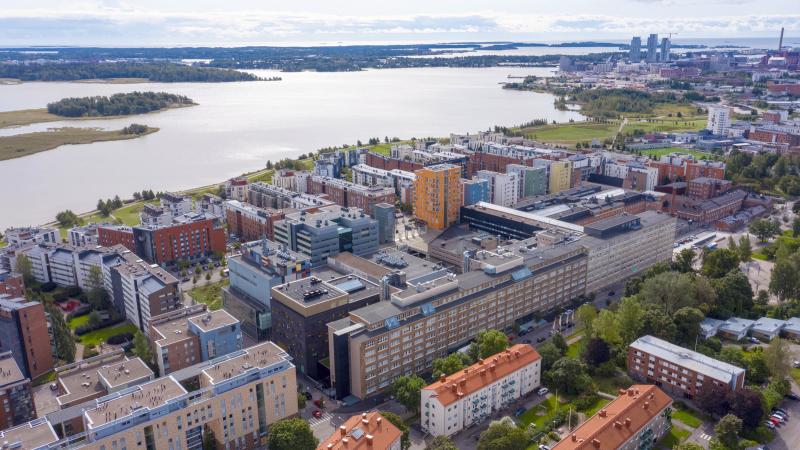 Ilmakuva Metropolian kampuksesta.