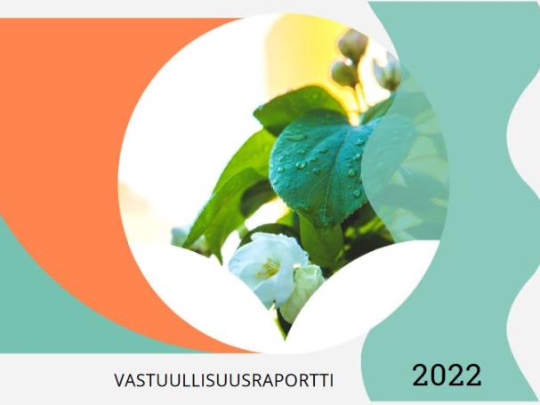 Vastuullisuusraportin kansikuva