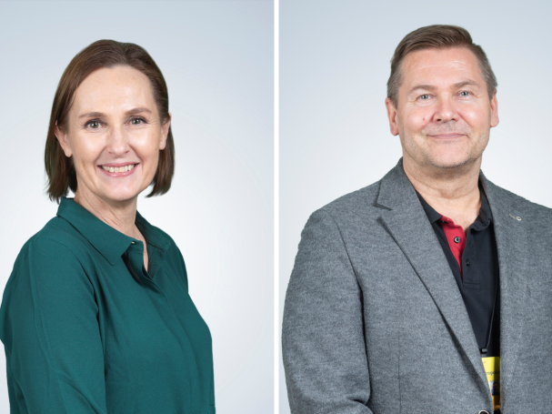 Heidi Stenberg ja Jari Saatsi.