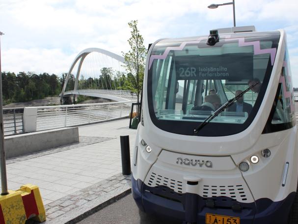 A robot bus.