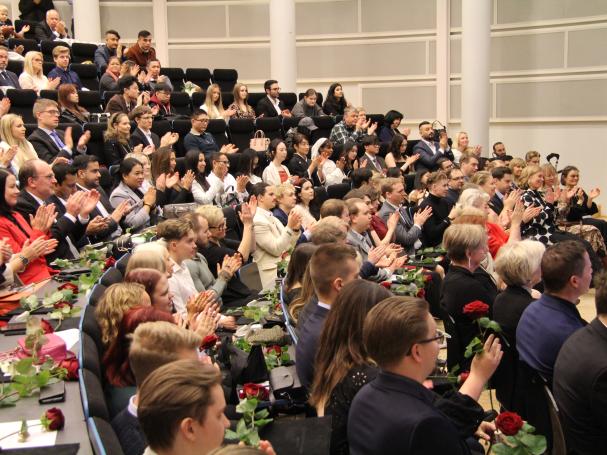 Graduates in the event.