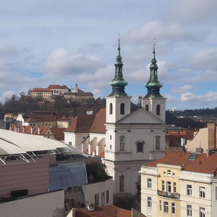 View over the city of Brno
