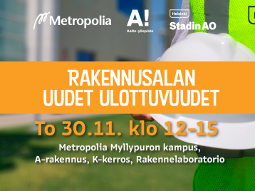 Rakennusalan uudet ulottuvuudet -tapahtuman kansikuva