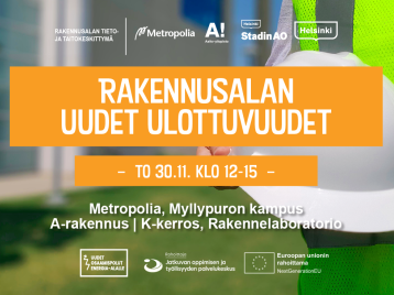Rakennusalan uudet ulottuvuudet -tapahtuman kansikuva