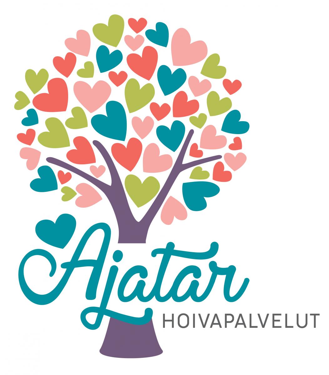 Ajatar-hoivapalveluiden logo. Ajatar-hoivapalveluiden logo.