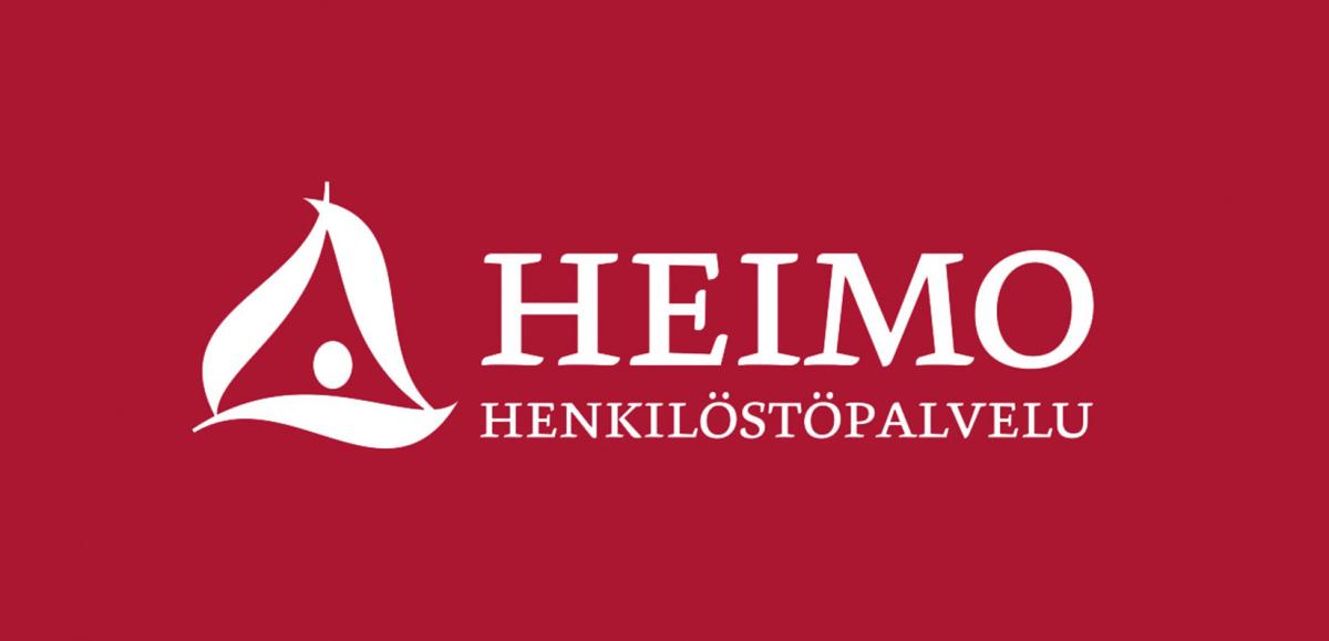 Heimo-henkilöstöpalveluiden logo. Heimo-henkilöstöpalveluiden logo.