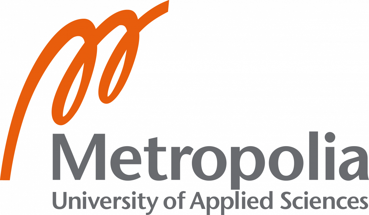 Metropolian logo englanniksi.