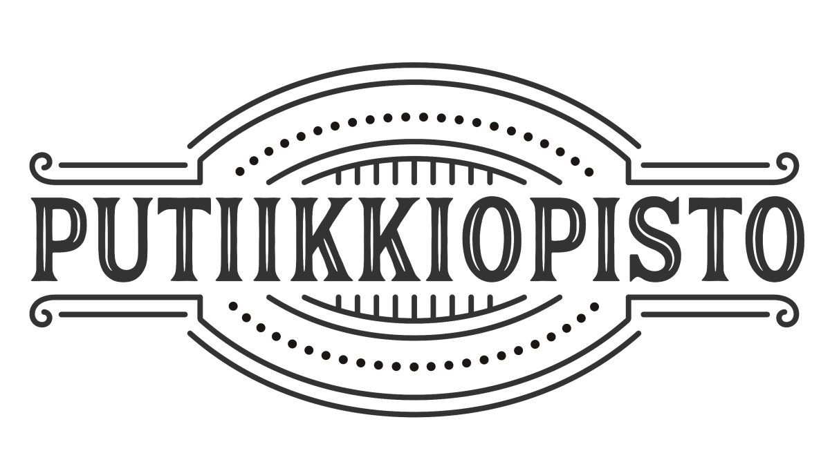 Putiikkiopiston logo. Putiikkiopiston logo.