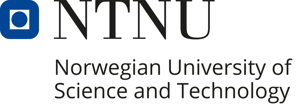 Norwegian University of Science and Technology logo. Norwegian University of Science and Technology logo.
