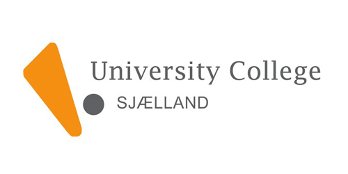 University College Sjaelland logo. University College Sjaelland logo.