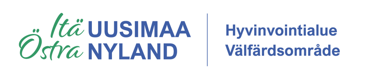 Itä-Uudenmaan hyvinvointialueen logo.