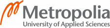 Metropolia logo in English.