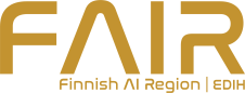 FAIR EDIH golden logo