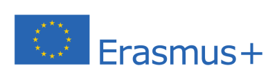 Erasmus + logo.