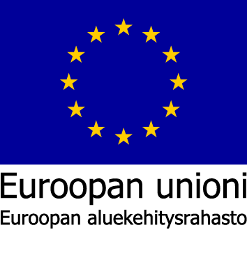 Euroopan unioni Euroopan aluekehitysrahaston logo.
