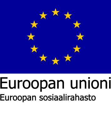 Euroopan unioni Euroopan sosiaalirahaston logo.