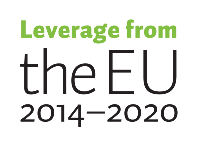 Leverage from the EU 2014-2020 logo.