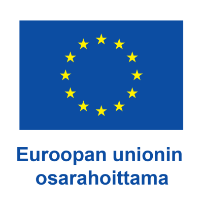 Hankkeen rahoittajan Euroopan unionin osarahoittama logo