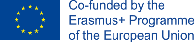 Logo with EU flag and text Co-funded by the Erasmus plus programme of the European Union 