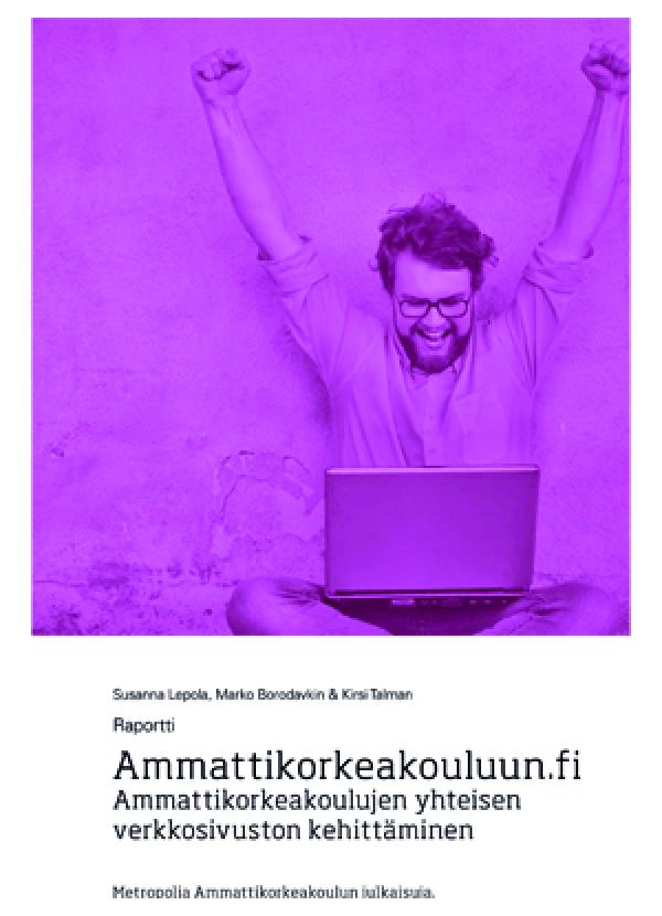 Ammattikorkeakouluun.fi-raportin kansikuva